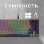Клавіатура GamePro MK141R Red Swich Low Profile RGB USB Dark Gray (MK141R) Клавіатура GamePro MK141R Red Swich Low Profile RGB USB Dark Gray (MK141R)