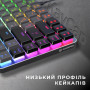 Клавіатура GamePro MK141R Red Swich Low Profile RGB USB Dark Gray (MK141R) Клавіатура GamePro MK141R Red Swich Low Profile RGB USB Dark Gray (MK141R)