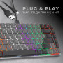 Клавіатура GamePro MK140R Red Swich Low Profile USB Dark Gray (MK140R) Клавіатура GamePro MK140R Red Swich Low Profile USB Dark Gray (MK140R)