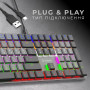 Клавіатура GamePro MK145R Red Swich Low Profile USB Dark Gray (MK145R) Клавіатура GamePro MK145R Red Swich Low Profile USB Dark Gray (MK145R)