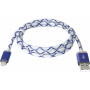 Дата кабель USB 2.0 AM to Micro 5P 1.0m BlueLED backlight Defender (87555) Дата кабель USB 2.0 AM to Micro 5P 1.0m BlueLED backlight Defender (87555)