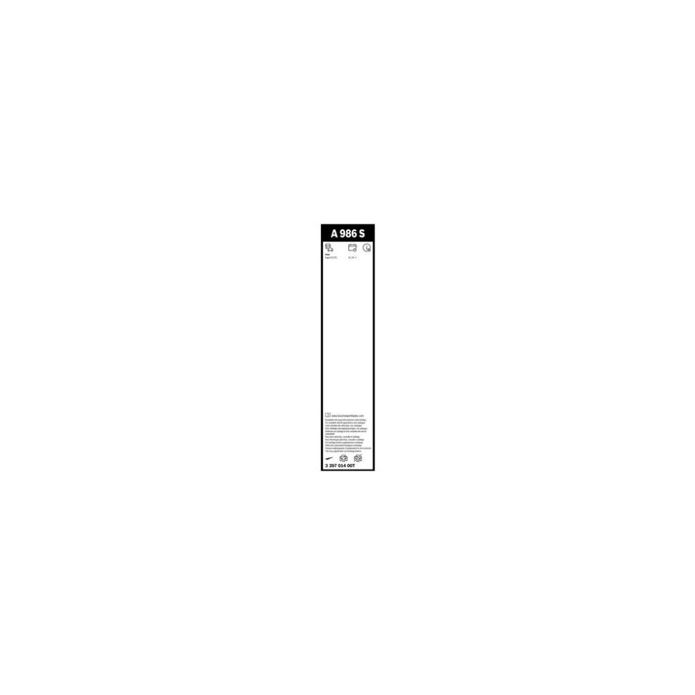 Щітка склоочисника Bosch 3 397 014 00T