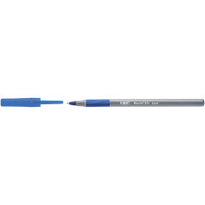 Ручка кулькова Bic Round Stic Exact овальний корпус з гумовим грипом Синя (bc918543)