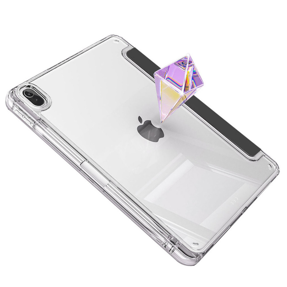 Чохол до планшета BeCover Ultra Slim Origami Transparent Apple Pencil Apple iPad Air (4/5) 2020/2022 10.9" Black (711102)