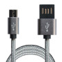 Дата кабель USB 2.0 AM to Micro 5P 1.0m Grey/Black Grand-X (FM02) Дата кабель USB 2.0 AM to Micro 5P 1.0m Grey/Black Grand-X (FM02)