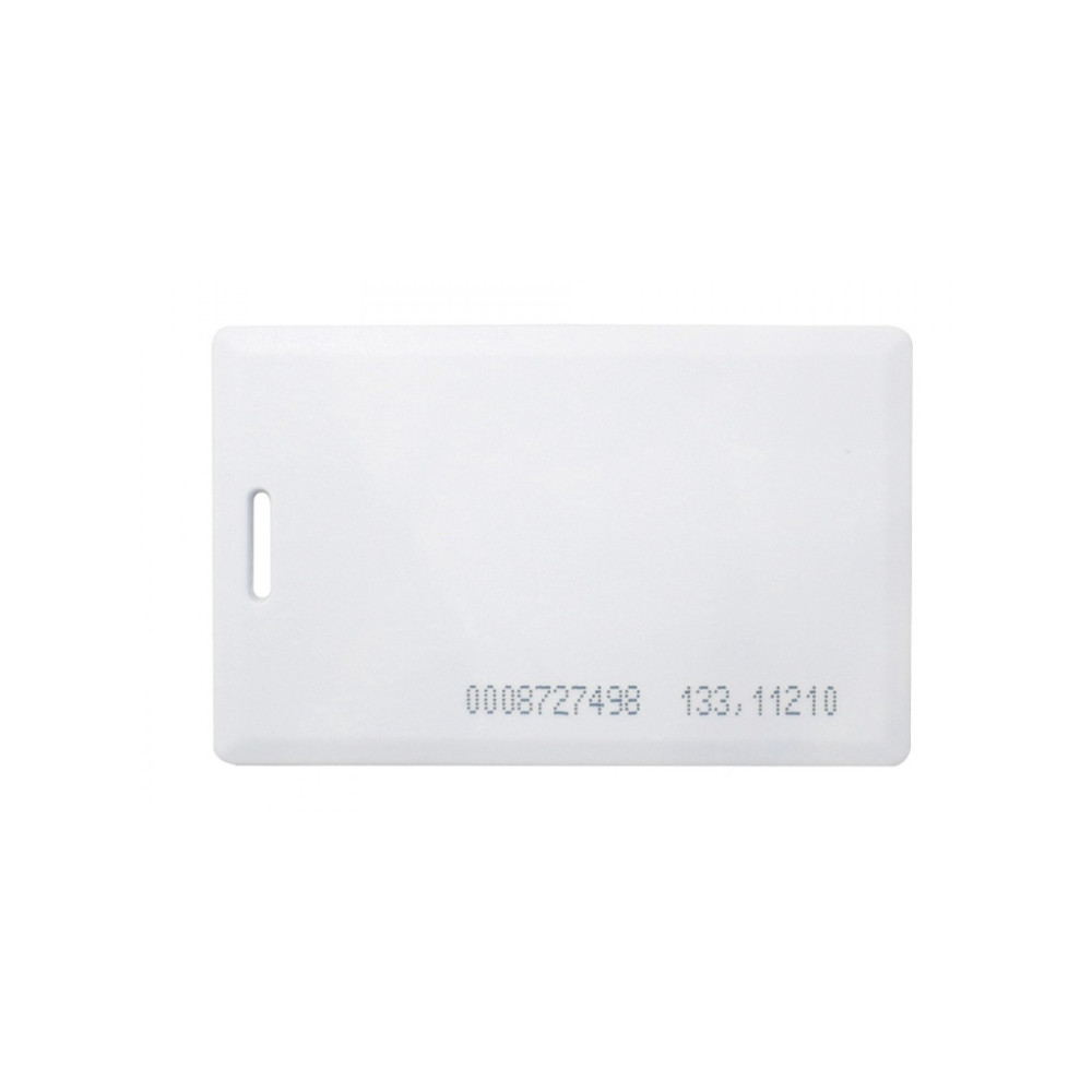 Безконтактна картка EM-Marine 1.8мм white, чип TK4100 с номером (1.8мм white, чіп TK4100 з номером)