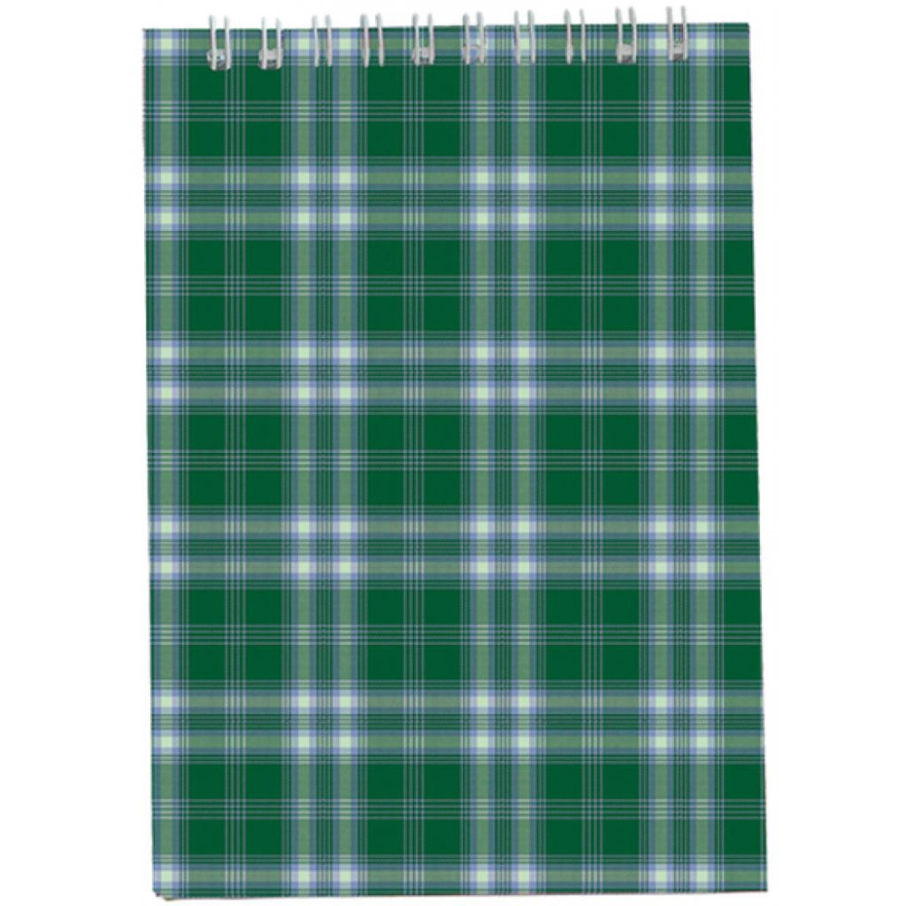 Блокнот Buromax spiral top, А6, 48sheets, square, green (BM.2480-04)