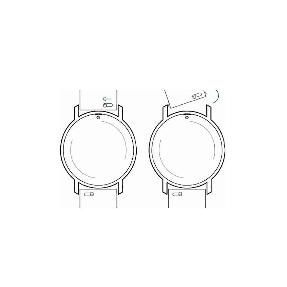 Ремінець до смарт-годинника BeCover Milanese Style для Samsung Galaxy (20mm)/Watch 5/ Watch 4.../Gear S2 Classic/Gear Sport Gold (707674)