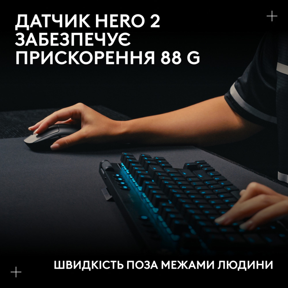 Мишка Logitech G Pro 2 Lightspeed Wireless White (910-007302)