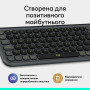 Клавіатура Logitech POP Icon Keys Bluetooth UA Graphite (920-013157) Клавіатура Logitech POP Icon Keys Bluetooth UA Graphite (920-013157)