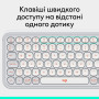 Клавіатура Logitech POP Icon Keys Bluetooth UA Off-White (920-013072) Клавіатура Logitech POP Icon Keys Bluetooth UA Off-White (920-013072)