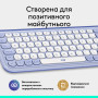 Клавіатура Logitech POP Icon Keys Bluetooth UA Lilac (920-013074) Клавіатура Logitech POP Icon Keys Bluetooth UA Lilac (920-013074)