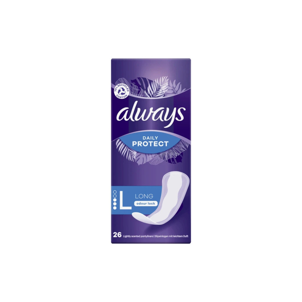 Щоденні прокладки Always Daily Protect Long Нейтралізація запаху 26 шт. (8700216461894)