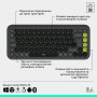 Комплект Logitech POP Icon Combo Bluetooth UA Graphite (920-013156) Комплект Logitech POP Icon Combo Bluetooth UA Graphite (920-013156)