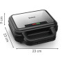 Сендвічниця Tefal SW383D10 Сендвічниця Tefal SW383D10