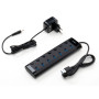 Концентратор Vinga USB3.0 to 7*USB3.0 1m cable with Switch and Power Adapter (VHA3A7B) Концентратор Vinga USB3.0 to 7*USB3.0 1m cable with Switch and Power Adapter (VHA3A7B)