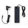 Концентратор Vinga USB3.0 to 7*USB3.0 1m cable with Switch and Power Adapter (VHA3A7B) Концентратор Vinga USB3.0 to 7*USB3.0 1m cable with Switch and Power Adapter (VHA3A7B)