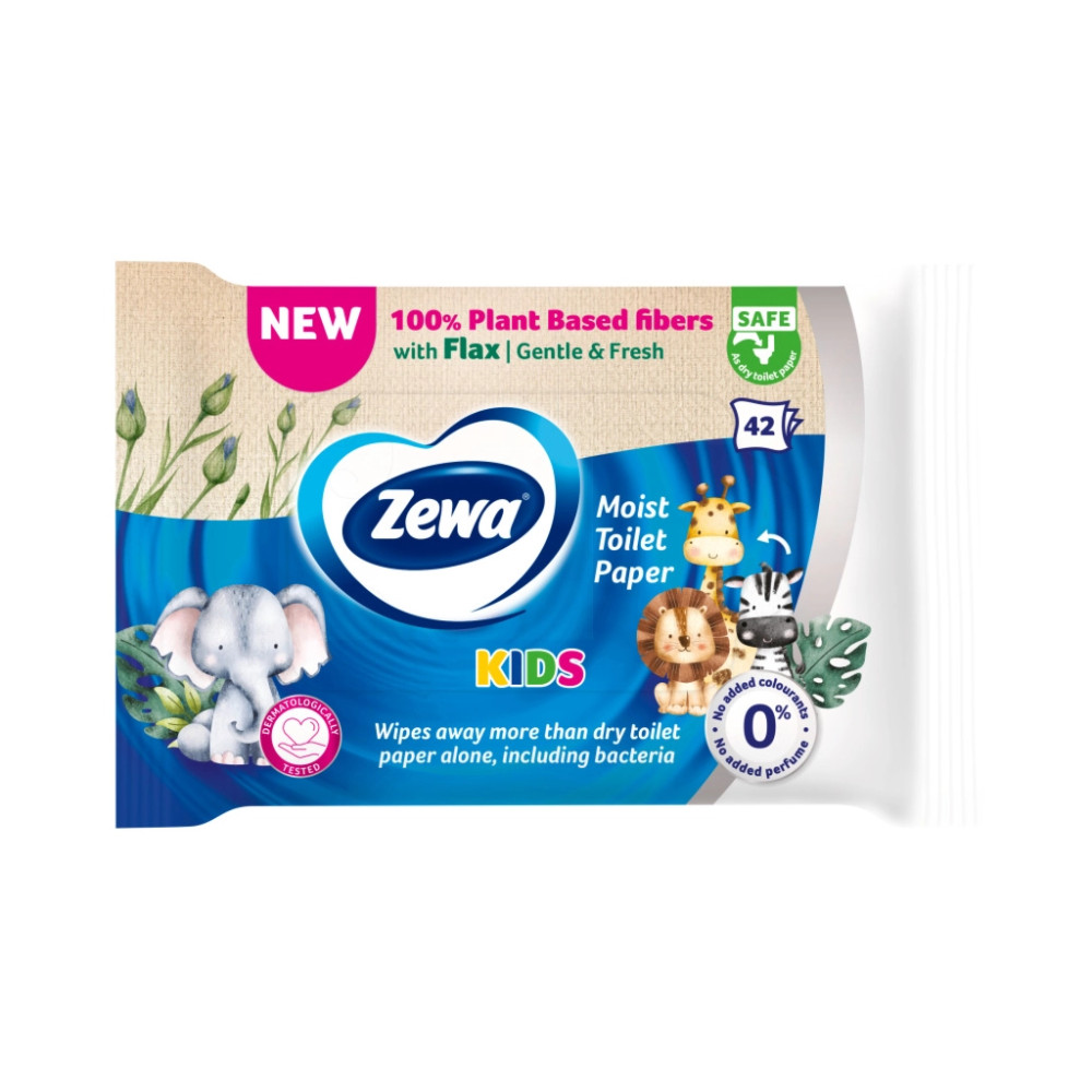Туалетний папір Zewa Kids 42 шт (7322540796551)