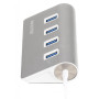 Концентратор Maxxter USB 3.0 Type-A 4 ports silver (HU3A-4P-01) Концентратор Maxxter USB 3.0 Type-A 4 ports silver (HU3A-4P-01)