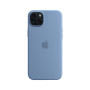 Чохол до мобільного телефона Apple iPhone 15 Silicone Case with MagSafe Winter Blue (MT0Y3ZM/A) Чохол до мобільного телефона Apple iPhone 15 Silicone Case with MagSafe Winter Blue (MT0Y3ZM/A)