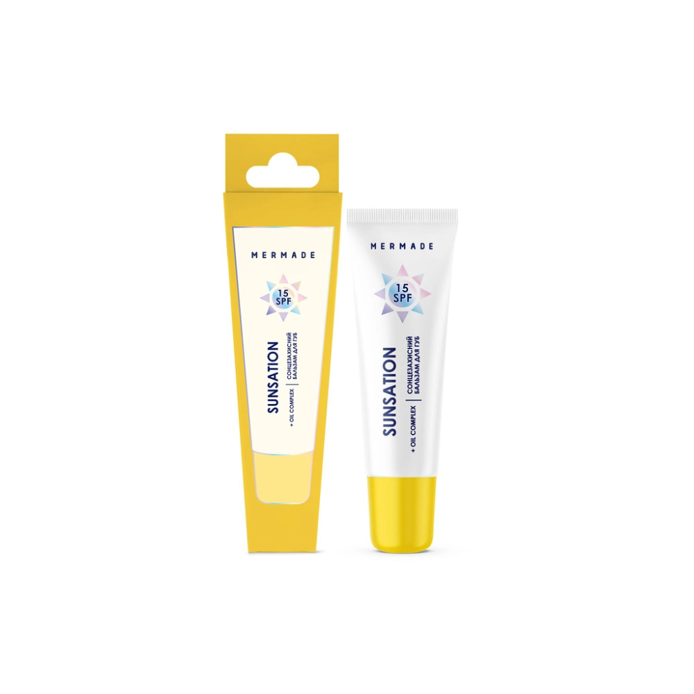 Бальзам для губ Mermade Sunsation SPF 15 Сонцезахисний 10 г (4823122900951)