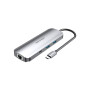 Концентратор Vention USB3.1 Type-C --> HDMI/USB 3.0x2/RJ45/USB-C/SD/TF/TRRS 3.5mm (TOMHB) Концентратор Vention USB3.1 Type-C --> HDMI/USB 3.0x2/RJ45/USB-C/SD/TF/TRRS 3.5mm (TOMHB)