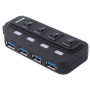 Концентратор Maxxter 4 x USB 2.0 Type-A 1m cable + 5V1A adapter (HU2A-4P-AC-02) Концентратор Maxxter 4 x USB 2.0 Type-A 1m cable + 5V1A adapter (HU2A-4P-AC-02)