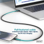 Дата кабель USB-C to USB-C 2.0m USB 4.0 Gen2 20G 240W 8K silicone black Digitus (AK-300344-020-S) Дата кабель USB-C to USB-C 2.0m USB 4.0 Gen2 20G 240W 8K silicone black Digitus (AK-300344-020-S)