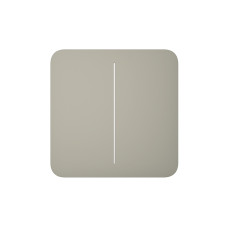 Накладна панель Ajax SoloButton 2-gang /Оливковий (SoloButton 2-gang /Olive)