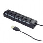 Концентратор 7 port USB 2.0 Gembird (UHB-U2P7-03) Концентратор 7 port USB 2.0 Gembird (UHB-U2P7-03)