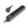 Мережевий фільтр живлення REAL-EL RS-PROTECT M 10m, black (EL122300037) Мережевий фільтр живлення REAL-EL RS-PROTECT M 10m, black (EL122300037)