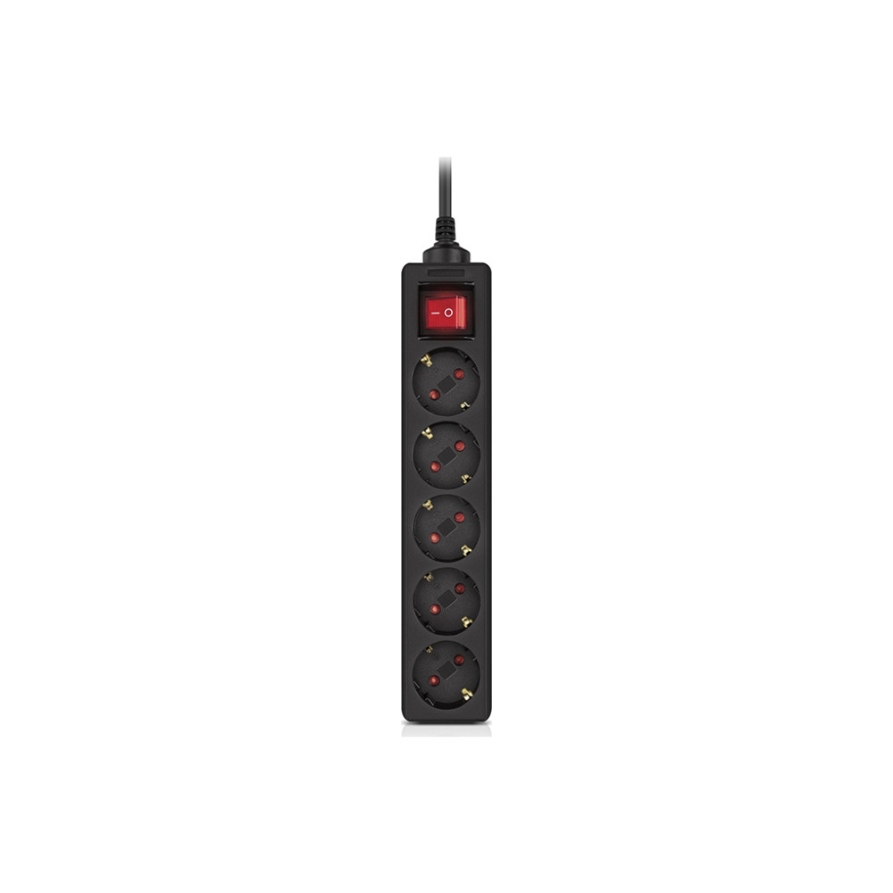 Мережевий фільтр живлення REAL-EL RS-PROTECT M 10m, black (EL122300037)