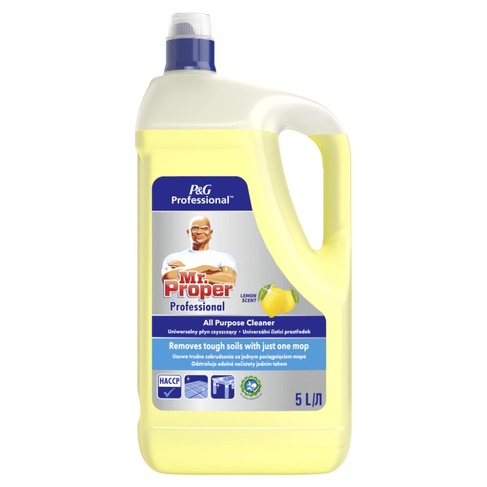 Засіб для миття підлоги Mr. Proper Professional Універсальний Лимон 5 л (8700216250313)