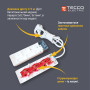 Мережевий подовжувач TECCO 1.5м 2 поста white (8681277843433) Мережевий подовжувач TECCO 1.5м 2 поста white (8681277843433)