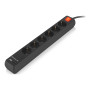 Мережевий фільтр живлення REAL-EL RS-PROTECT 605 3m, black (EL122300041) Мережевий фільтр живлення REAL-EL RS-PROTECT 605 3m, black (EL122300041)