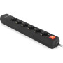 Мережевий фільтр живлення REAL-EL RS-PROTECT 605 3m, black (EL122300041) Мережевий фільтр живлення REAL-EL RS-PROTECT 605 3m, black (EL122300041)