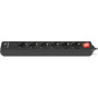 Мережевий фільтр живлення REAL-EL RS-PROTECT 605 3m, black (EL122300041) Мережевий фільтр живлення REAL-EL RS-PROTECT 605 3m, black (EL122300041)