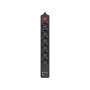 Мережевий фільтр живлення REAL-EL RS-PROTECT 605 3m, black (EL122300041) Мережевий фільтр живлення REAL-EL RS-PROTECT 605 3m, black (EL122300041)