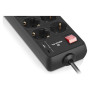 Мережевий фільтр живлення REAL-EL RS-PROTECT 805 3m, black (EL122300043) Мережевий фільтр живлення REAL-EL RS-PROTECT 805 3m, black (EL122300043)