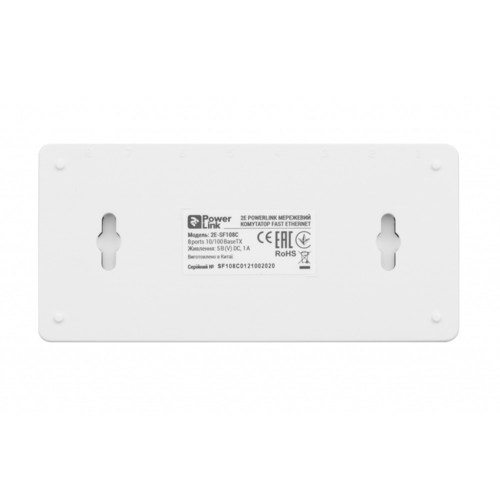 Комутатор мережевий 2E 2E-SF108C