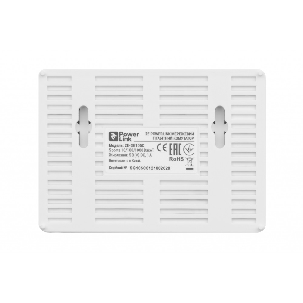 Комутатор мережевий 2E 2E-SG105C