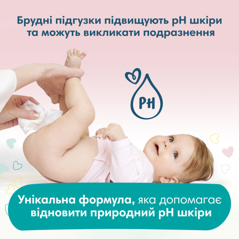 Дитячі вологі серветки Pampers Sens 4x52 (8001841062624)