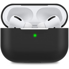 Чохол для навушників MakeFuture Apple AirPods Pro Silicone Black (MCL-AAPBK)
