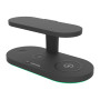 Зарядний пристрій Canyon 5in1 Wireless charger with UV sterilizer (CNS-WCS501B) Зарядний пристрій Canyon 5in1 Wireless charger with UV sterilizer (CNS-WCS501B)