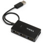 Концентратор Vinga USB2.0 to 4*USB2.0 HUB (VHA2A4) Концентратор Vinga USB2.0 to 4*USB2.0 HUB (VHA2A4)