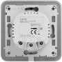 Розумний вимикач Ajax LightSwitch 1-gang чорна Розумний вимикач Ajax LightSwitch 1-gang чорна