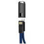 Дата кабель USB 2.0 AM to Micro 5P 0.22m blue ColorWay (CW-CBUM022-BL) Дата кабель USB 2.0 AM to Micro 5P 0.22m blue ColorWay (CW-CBUM022-BL)