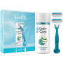 Набір косметики Gillette Станок для гоління Venus Smooth + 2 змінних леза + Гель для гоління Satin Care Алое Вера 75 мл (8700216077217) Набір косметики Gillette Станок для гоління Venus Smooth + 2 змінних леза + Гель для гоління Satin Care Алое Вера 75 мл (8700216077217)