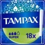 Тампони Tampax Super з аплікатором 18 шт. (8006540716625) Тампони Tampax Super з аплікатором 18 шт. (8006540716625)