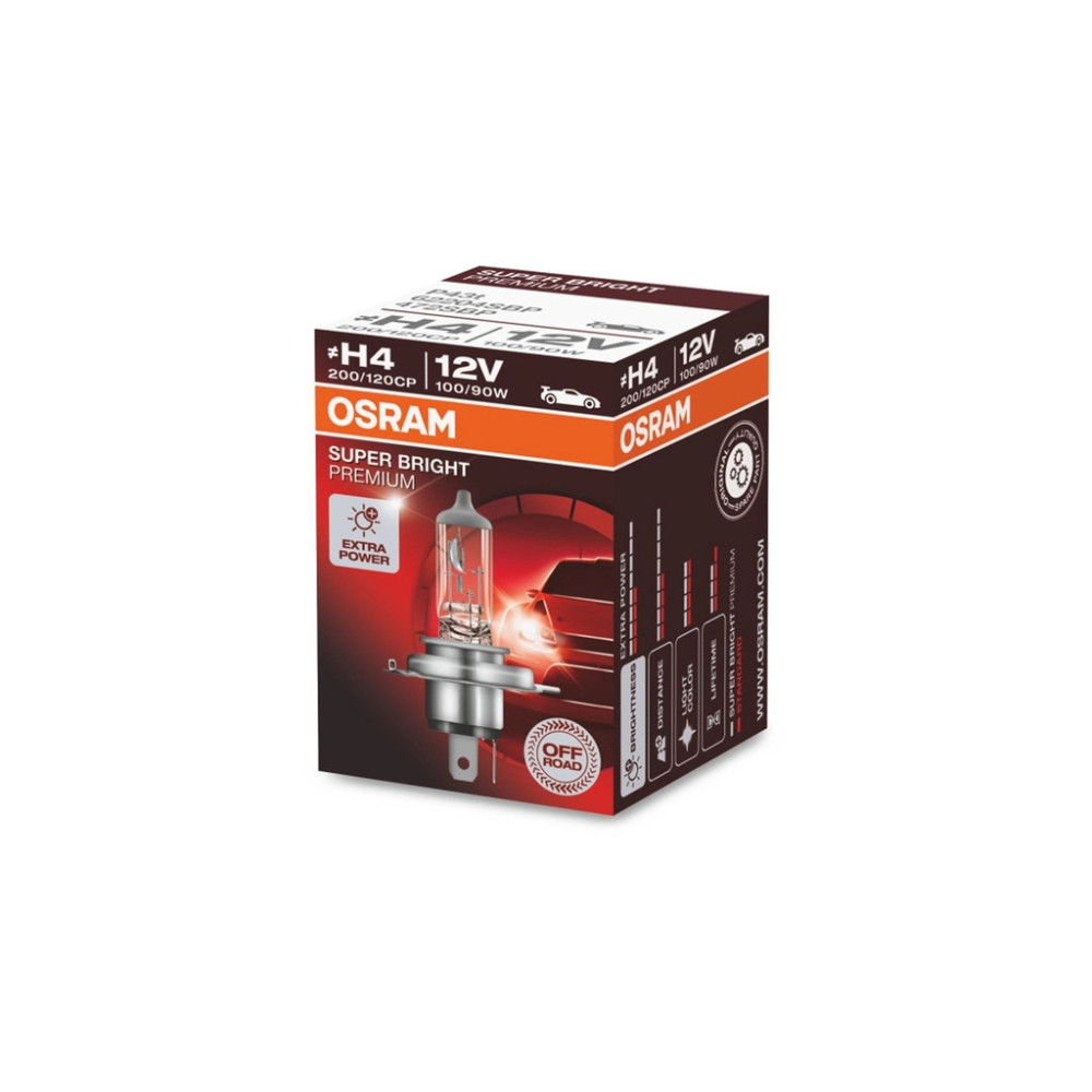 Автолампа Osram галогенова 100/90W (OS 62204 SBP)